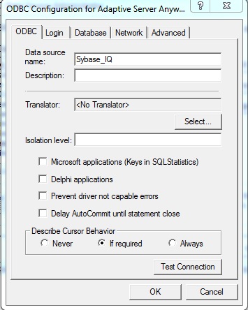 Sybase Driver For Windows